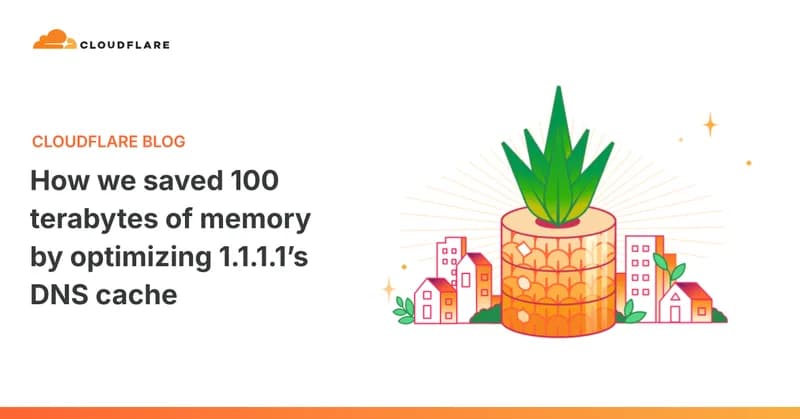 როგორ დავზოგეთ 100 ტერაბაიტი მეხსიერება 1.1.1.1-ის DNS ქეშის ოპტიმიზაციით